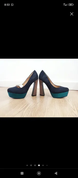 Zapatos N°35 tacón NUEVOS. OFERTAAAAAAA
