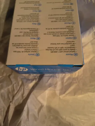 Mouse HP Wired 100 Nero