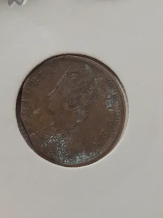 Moneta 1/12 Anna India Britannica 1862