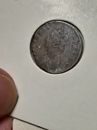 Moneta 1/12 Anna India Britannica 1862