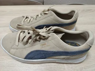 Zapatillas Puma Beige y Azul