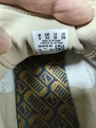 Zapatillas Puma Beige y Azul