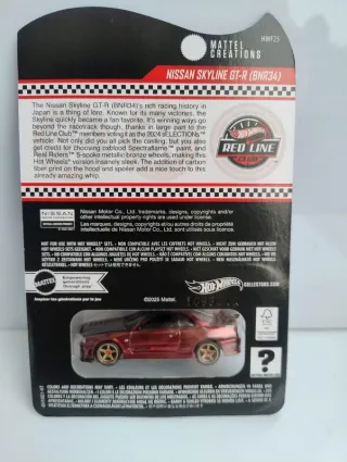 Hot Wheels Nissan Skyline GT-R RLC