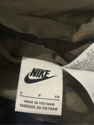 Chaqueta Bomber Nike Reversible Verde/Naranja