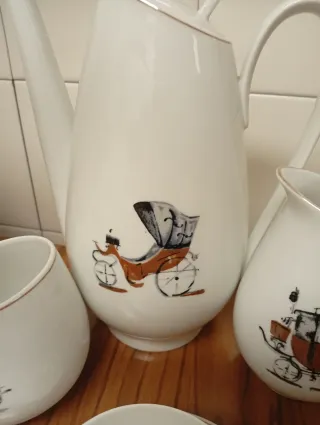 Juego de café Bidasoa Carruajes