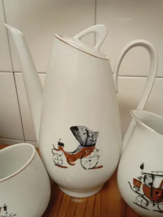 Juego de café Bidasoa Carruajes