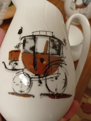 Juego de café Bidasoa Carruajes