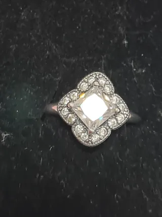 Anillo Pandora Plata Circonita Talla 56