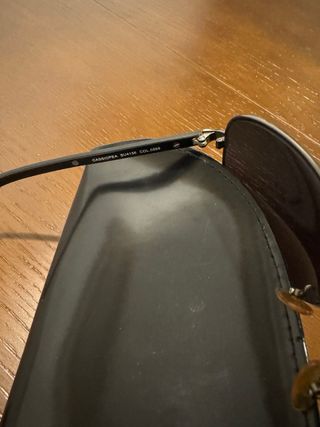 Gafas de sol Furla aviador plata y negro