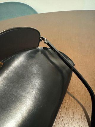 Gafas de sol Furla aviador plata y negro