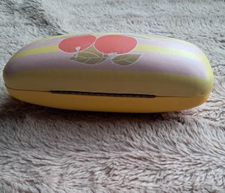 Estuche de gafas con diseño de frutas y espigas