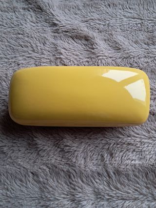 Estuche de gafas con diseño de frutas y espigas