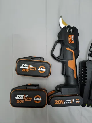 Tijera de podar eléctrica WORX 20V