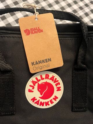 Mochila Fjallraven Kanken Negra 17L