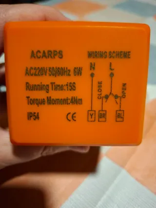 Actuador Válvula Bola Motorizada