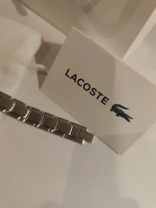 Pulsera Lacoste Plata