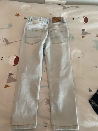 Conjunto Zara Camisa y Vaquero Talla 4-5 Años