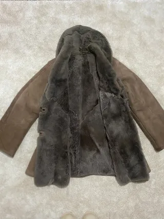 Montone Sherling Marrone Vintage