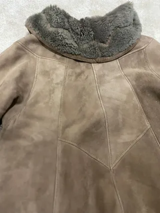 Montone Sherling Marrone Vintage