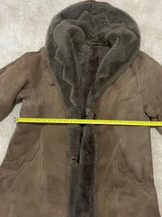 Montone Sherling Marrone Vintage