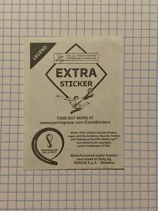 Cromo Neymar Jr Extra Sticker bronce qatar 2022.