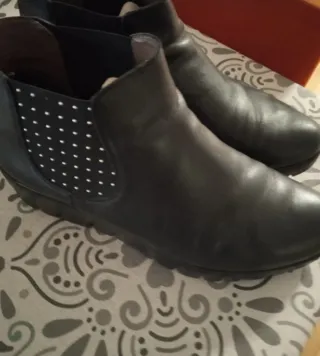 Botines Wonders piel negros talla 39