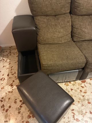 Sofá 3 plazas con Chaise longue