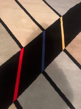 Alfombra geométrica moderna