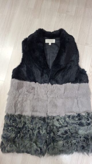 Chaleco Pedro del Hierro conejo y piel de cordero