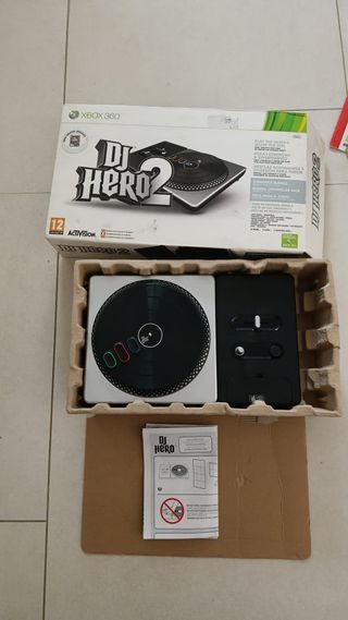 DJ Hero 2 Boxato con Scatola Console Giradischi Xb