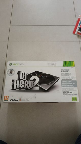 DJ Hero 2 Boxato con Scatola Console Giradischi Xb