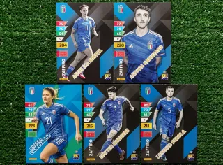 5 carte Adrenalyn XL Panini Italia