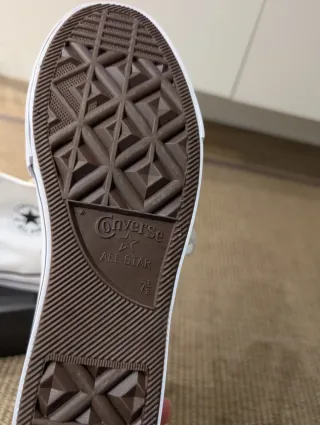 Converse tela blancas talla 41