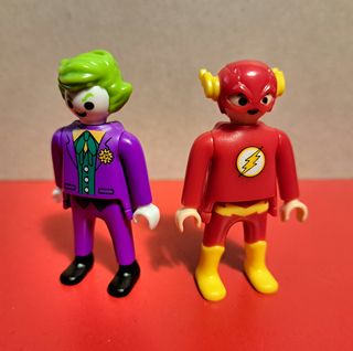 Muñecos Playmobil DC Joker y Flash