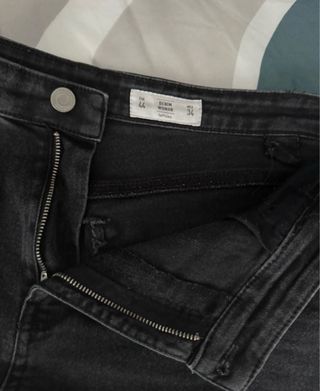 Pantalón tejano hombre negro