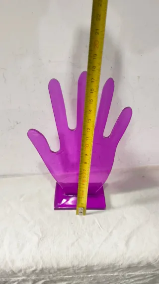 Soporte Anillos Anillero Mano Metacrilato