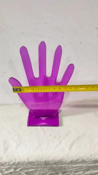 Soporte Anillos Anillero Mano Metacrilato