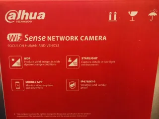 Cámara Dahua Wiz Sense Smart IA 4MP