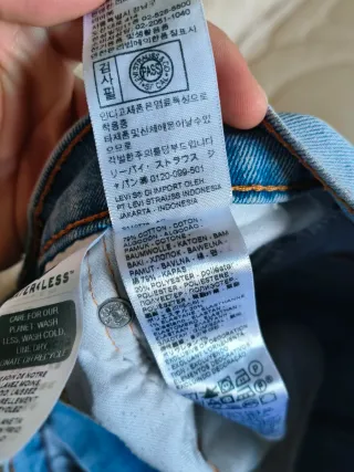 Jeans Levi's Uomo Slim W29 L30 Denim