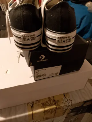 Scarpe Converse donna nere glitter