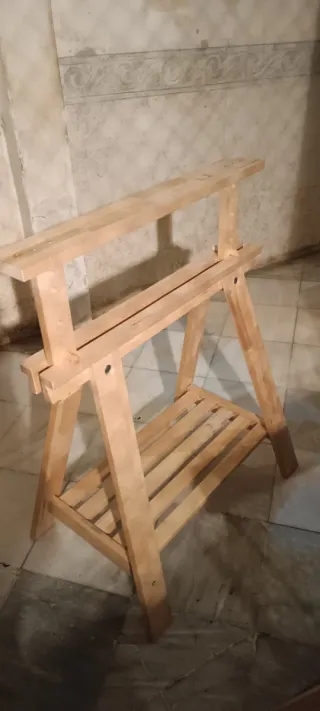 Mesa de madera plegable