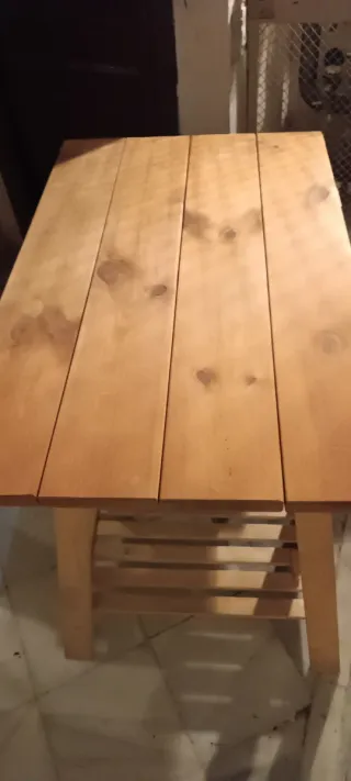 Mesa de madera plegable