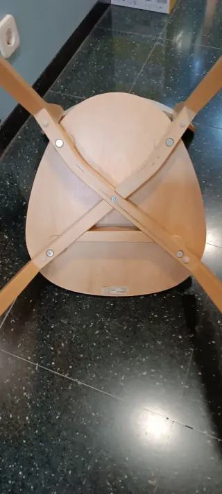 Mesa de madera plegable