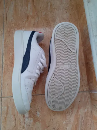 Zapatillas Puma chico blancas 36
