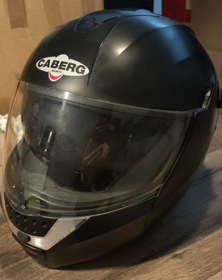 CASCO INTEGRAL CABERG CON DOBLE VISERA