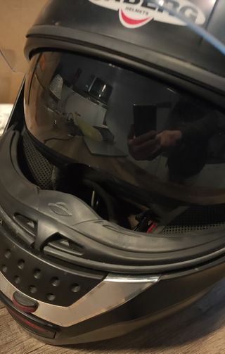 CASCO INTEGRAL CABERG CON DOBLE VISERA