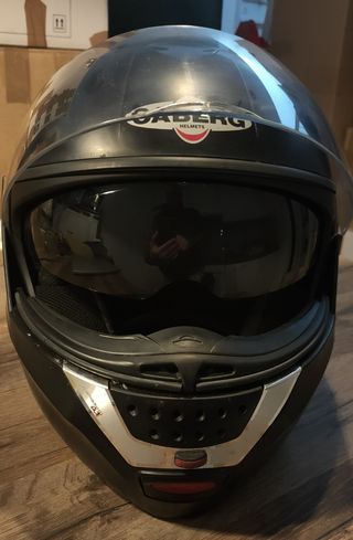 CASCO INTEGRAL CABERG CON DOBLE VISERA