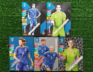 5 carte Adrenalyn XL Panini Italia