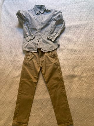 Conjunto Camisa y Pantalón Niño 7-8 años