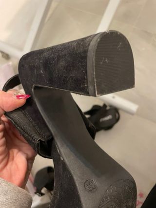 Zapatos de tacón negros (2 pares)